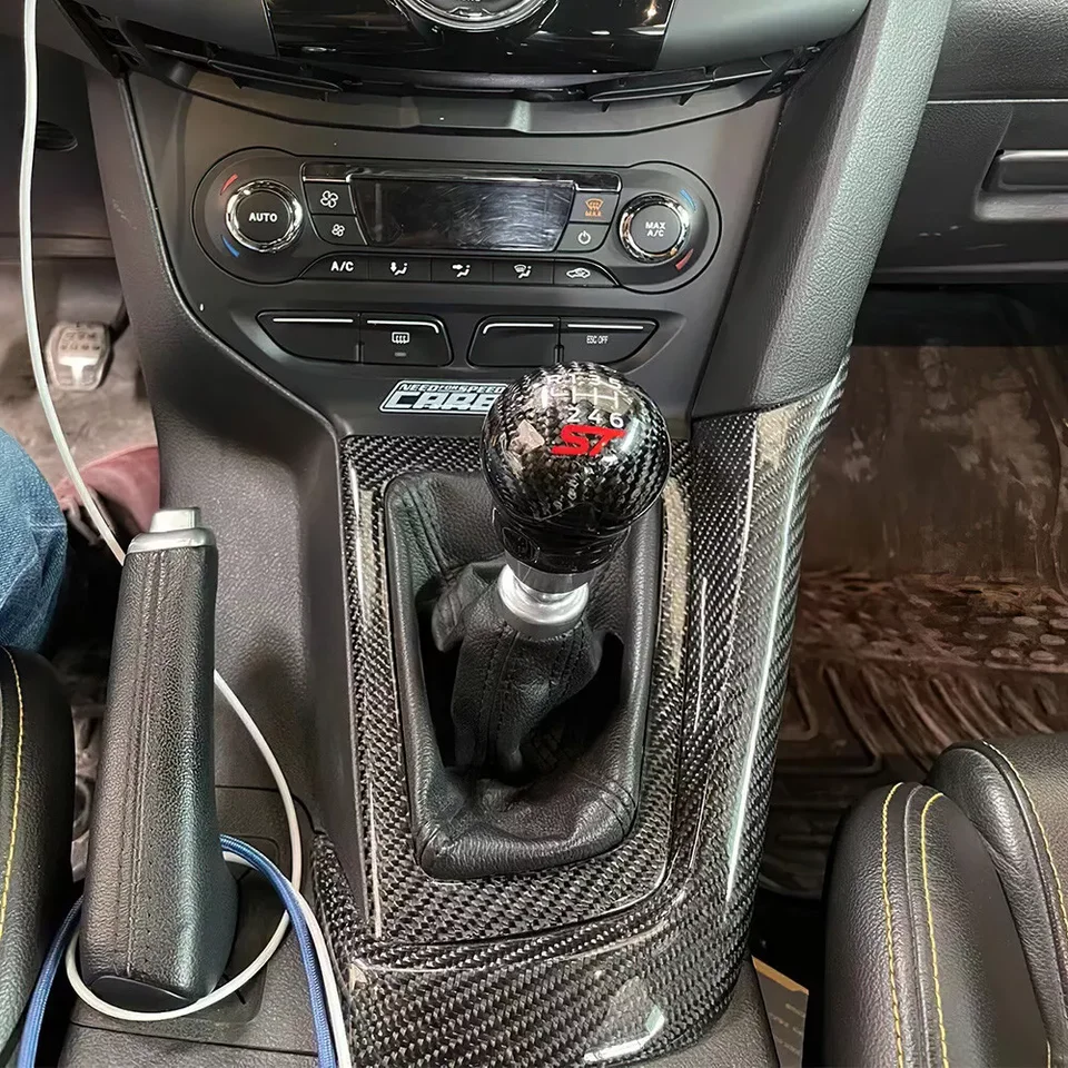 AYKNINGD Schaltknauf Carbon Optik - Für Ford Focus & Fiesta MK7/MK8