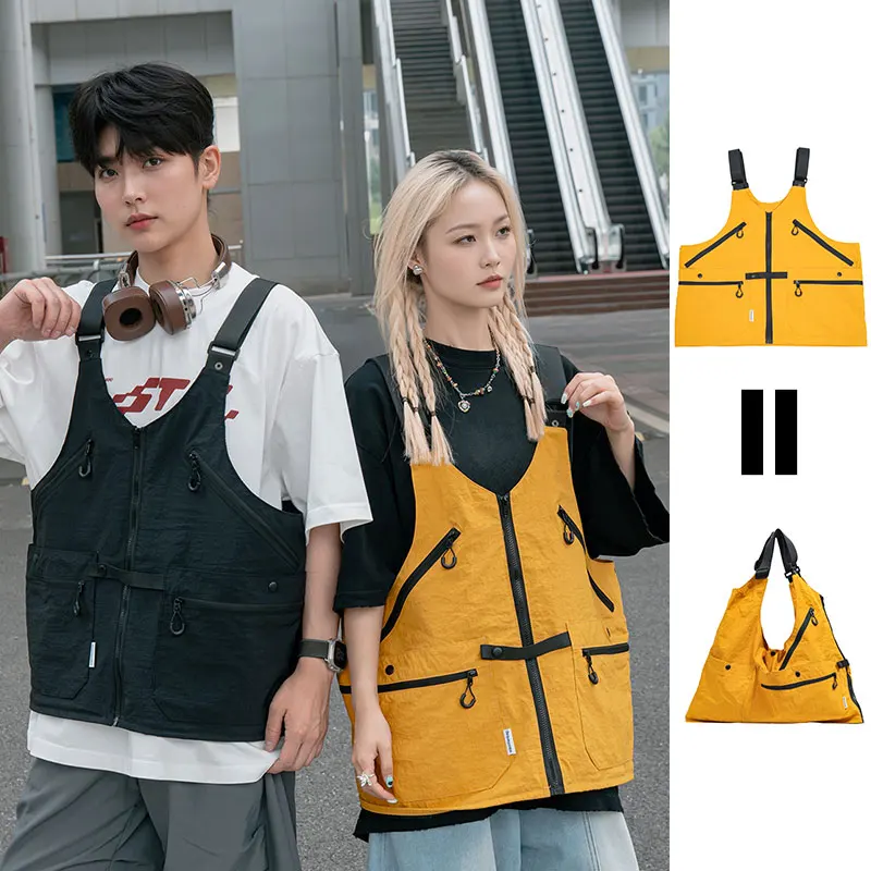 Veste de pêche unisexe imperméable à grande capacité avec multiples poches pour hommes et femmes