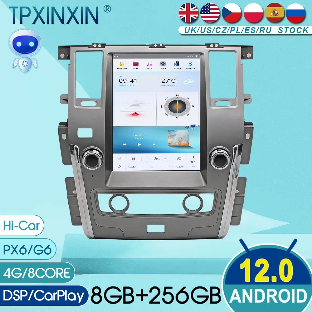 

for Nissan Patrol 2010-2018 Tesla Style audio 2 din android receiver tesla style auto multimedia DVD player