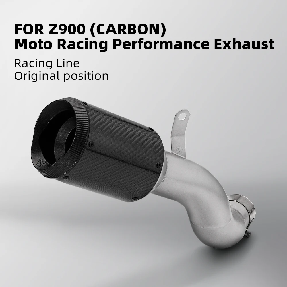 

Выхлопная труба для Kawasaki Z900, гоночный глушитель для мотоцикла, оригинальное местоположение