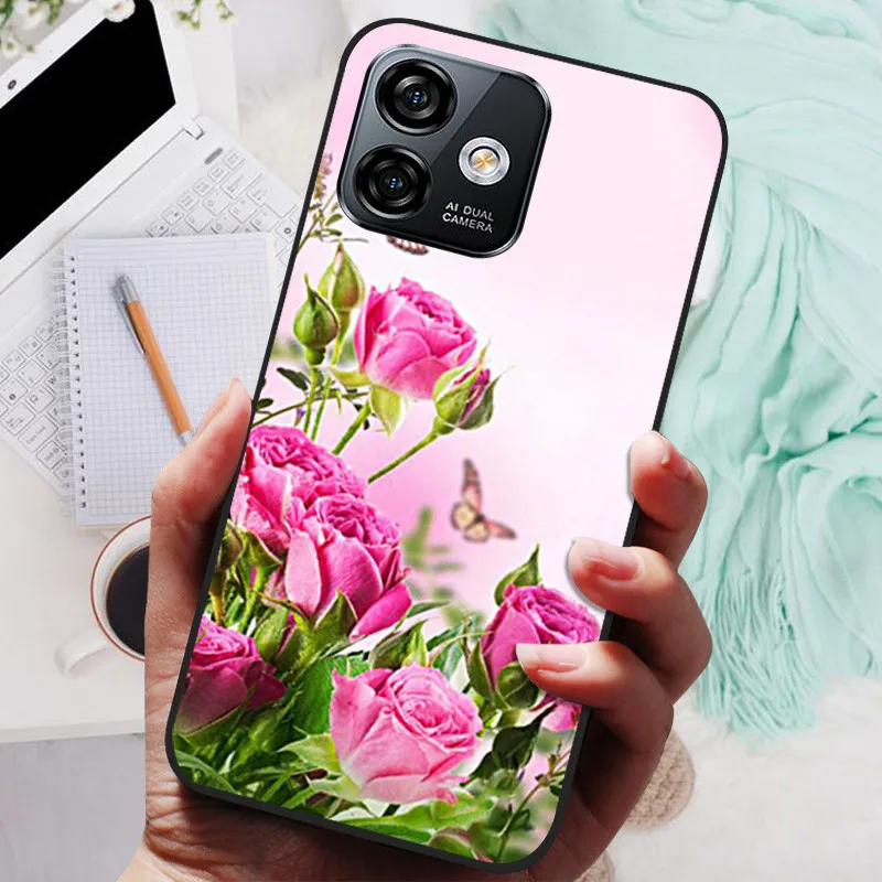 Soft TPU Silicone Shockproof Phone Case Bumper - 6.52 Protective Cover