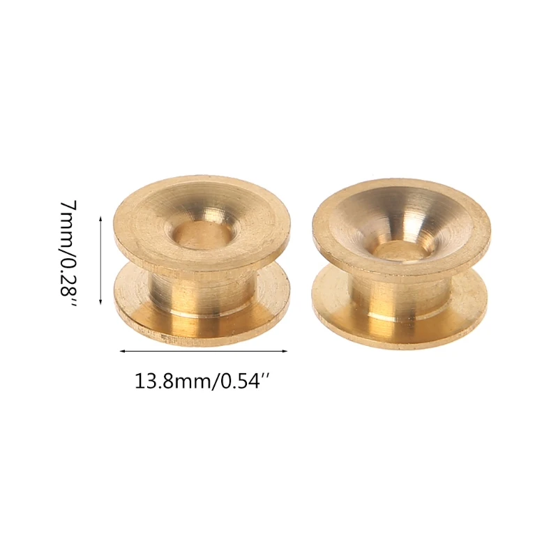 2Pcs Brass Trimmer for Head Eyelet Garden Tool Part Line Retainer Unive 5