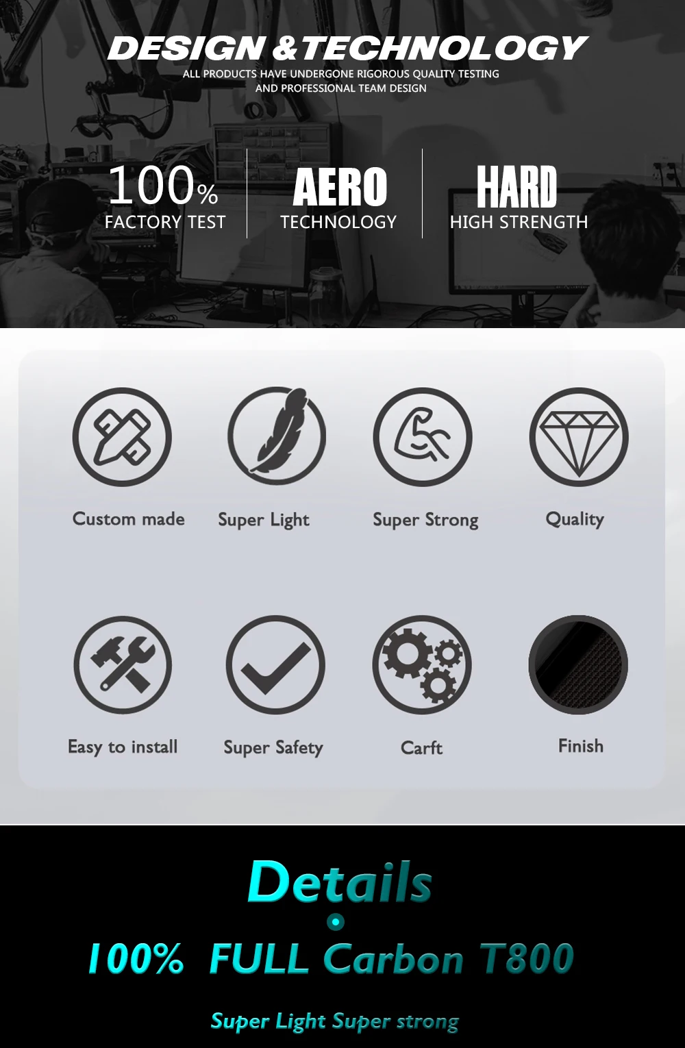 Description Picture 6 of item6/12/17 Degree IX4 OD1 Stem Road/MTB Bike Carbon Stem 60-120mm Bicycle Computer Mount Stand Fork Clamp Diameter 28.6mm