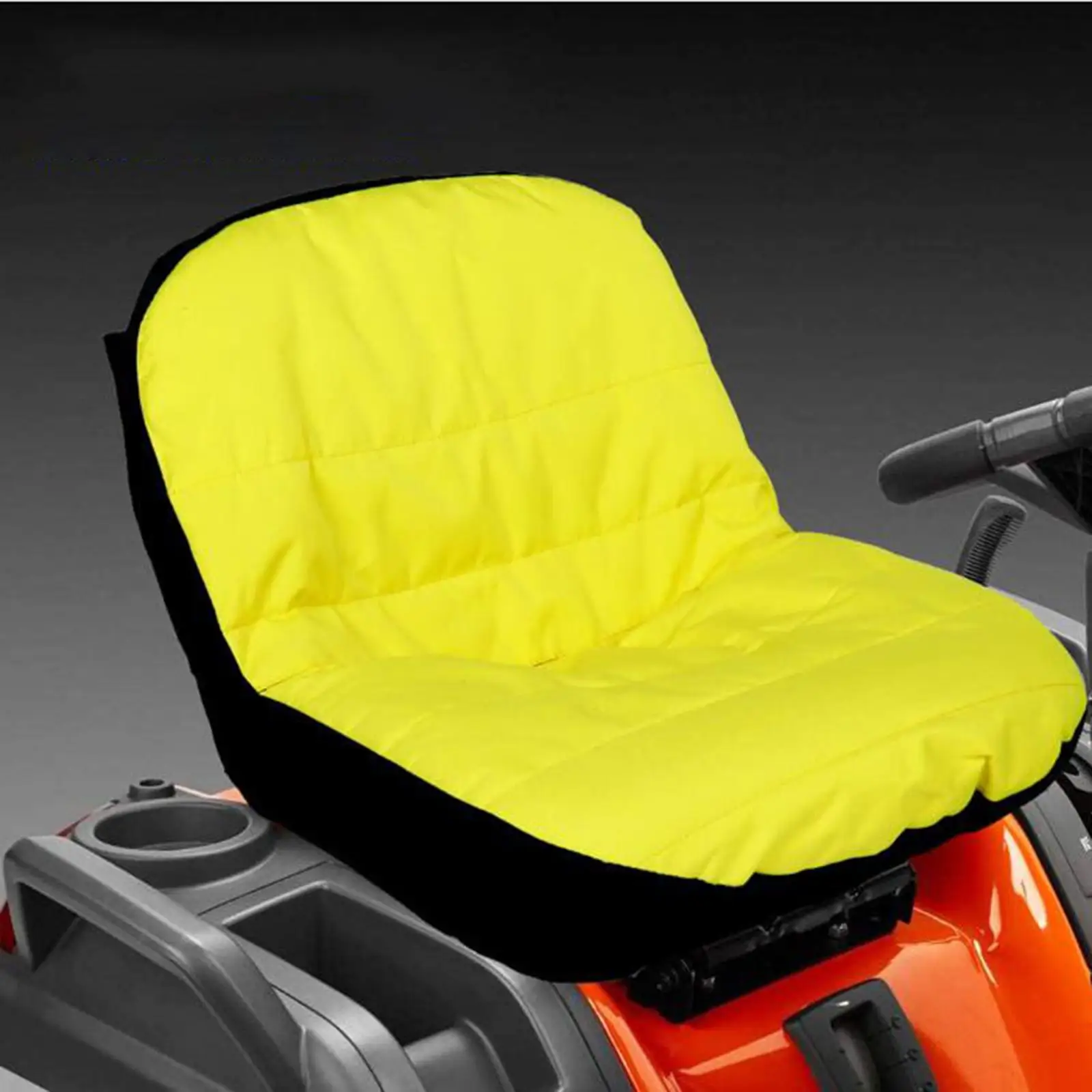 Waterproof Lawn Mower Seat Cover With Storage Pockets - Adjustable, Heavy Duty, Fits Most Tractor & Riding Mower Seats