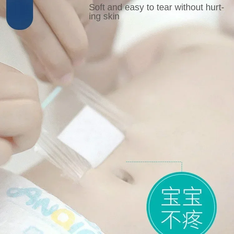 Baby Navel Patch Transparent Tape PU Film Adhesive Plaster Waterproof Fixation Tape Umbilical Protection Patch Bandaids Bandages
