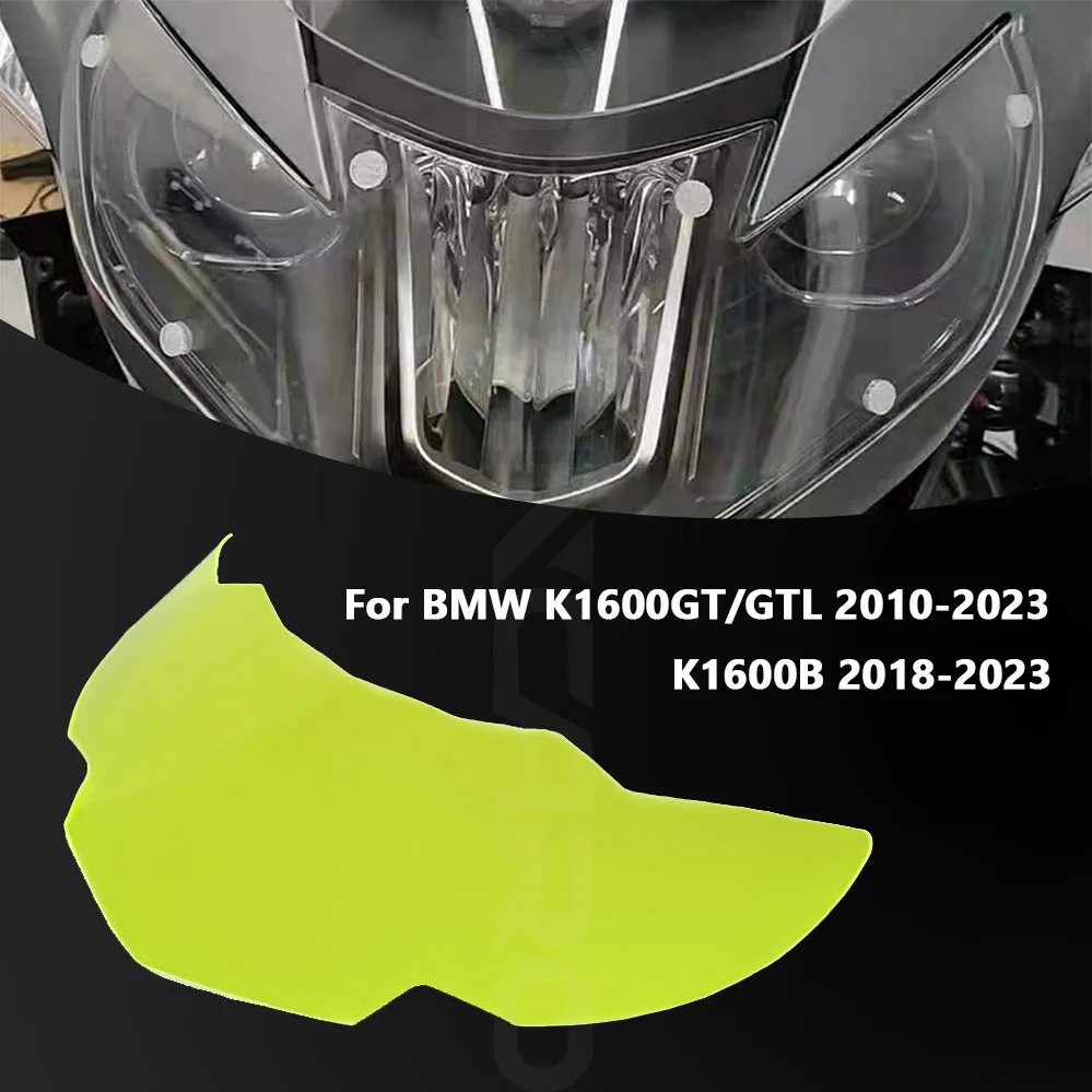 

Для BMW K1600GT K1600GTL 2010-2023 Motorcyclce защитный экран для передней фары, Защитная крышка для передней фары