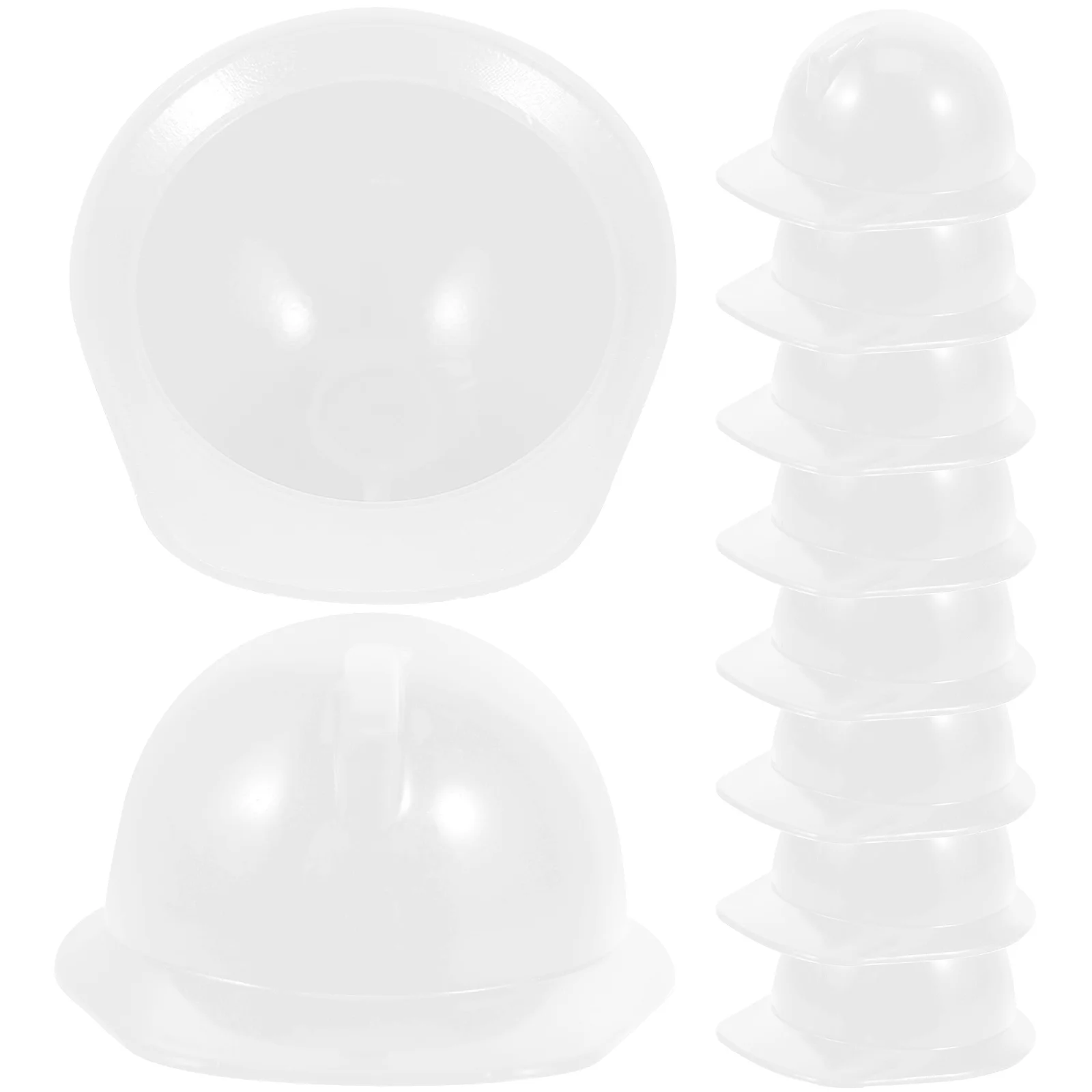 

10 Pcs Small Cake Decor Mini Plastic Playes Multicolor Safety Cap