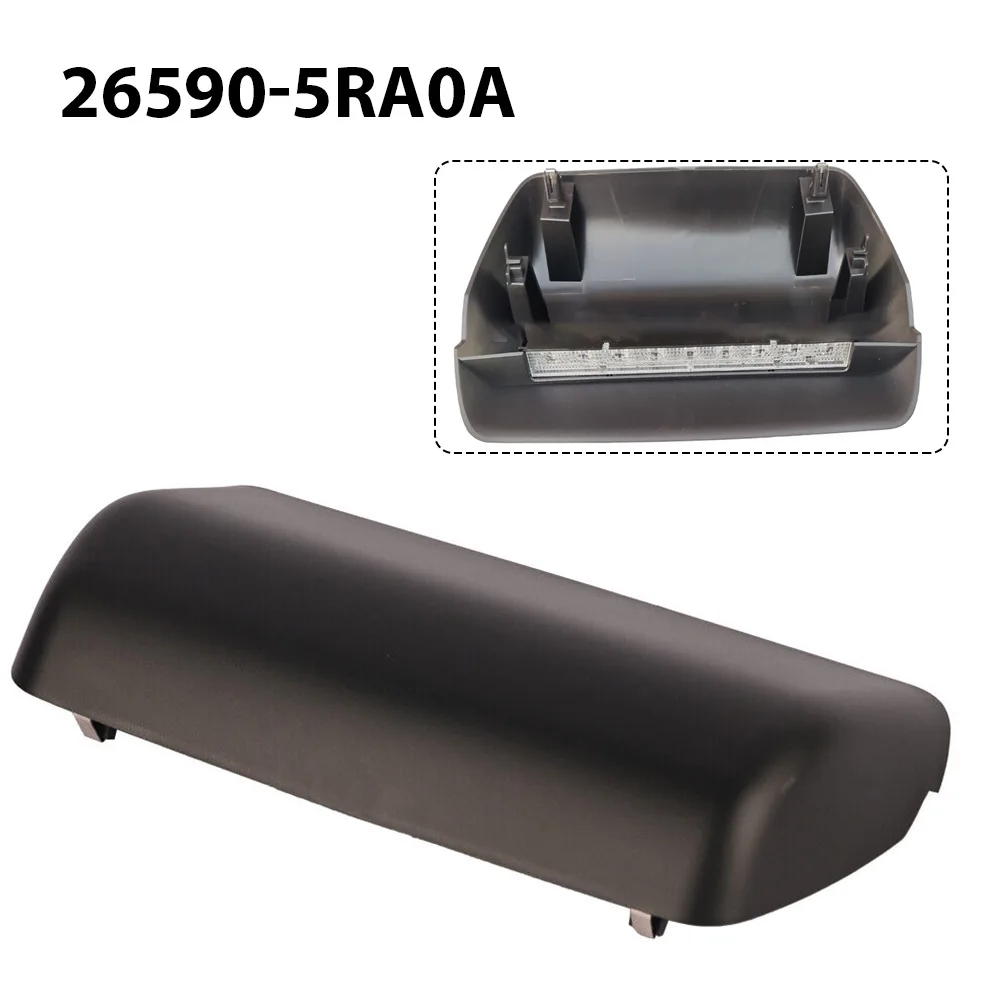 

1pcs Black Plastic High Mount Third Brake Light For Nissan Kicks 2017-2020 OEM Number 26590-5RA0A Car Accessories
