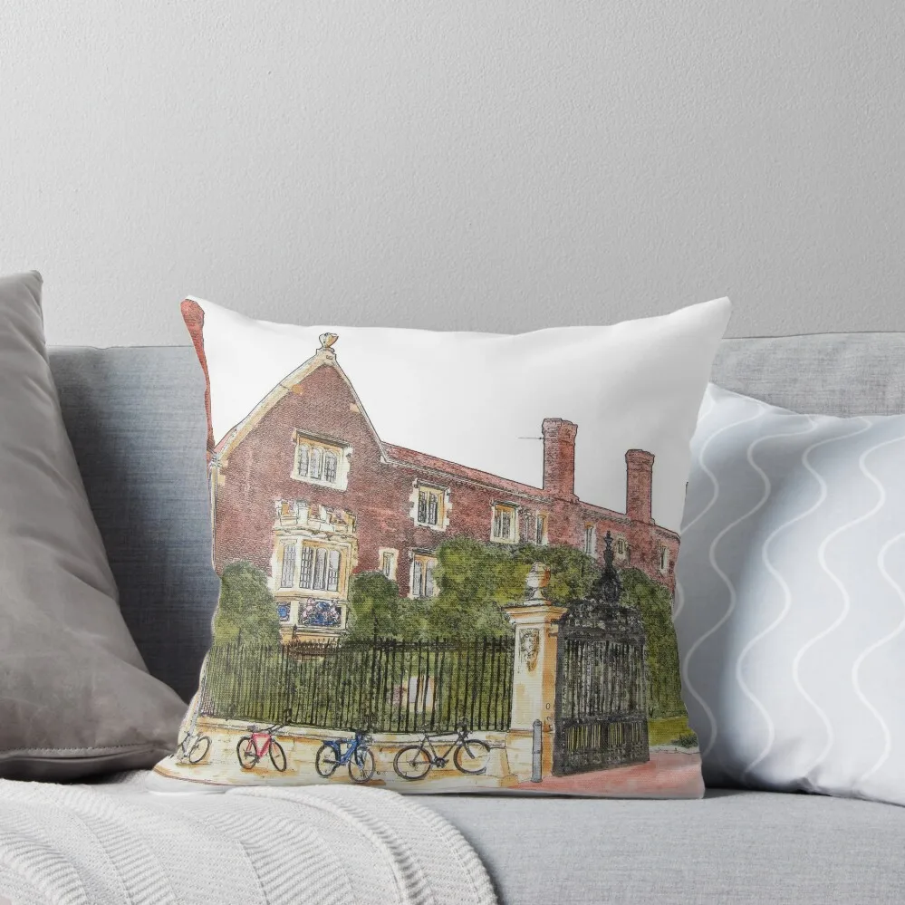 

Magdalene College, Cambridge Throw Pillow Cushion Cover Sofa Cover Christmas Pillows Custom Cushion Photo
