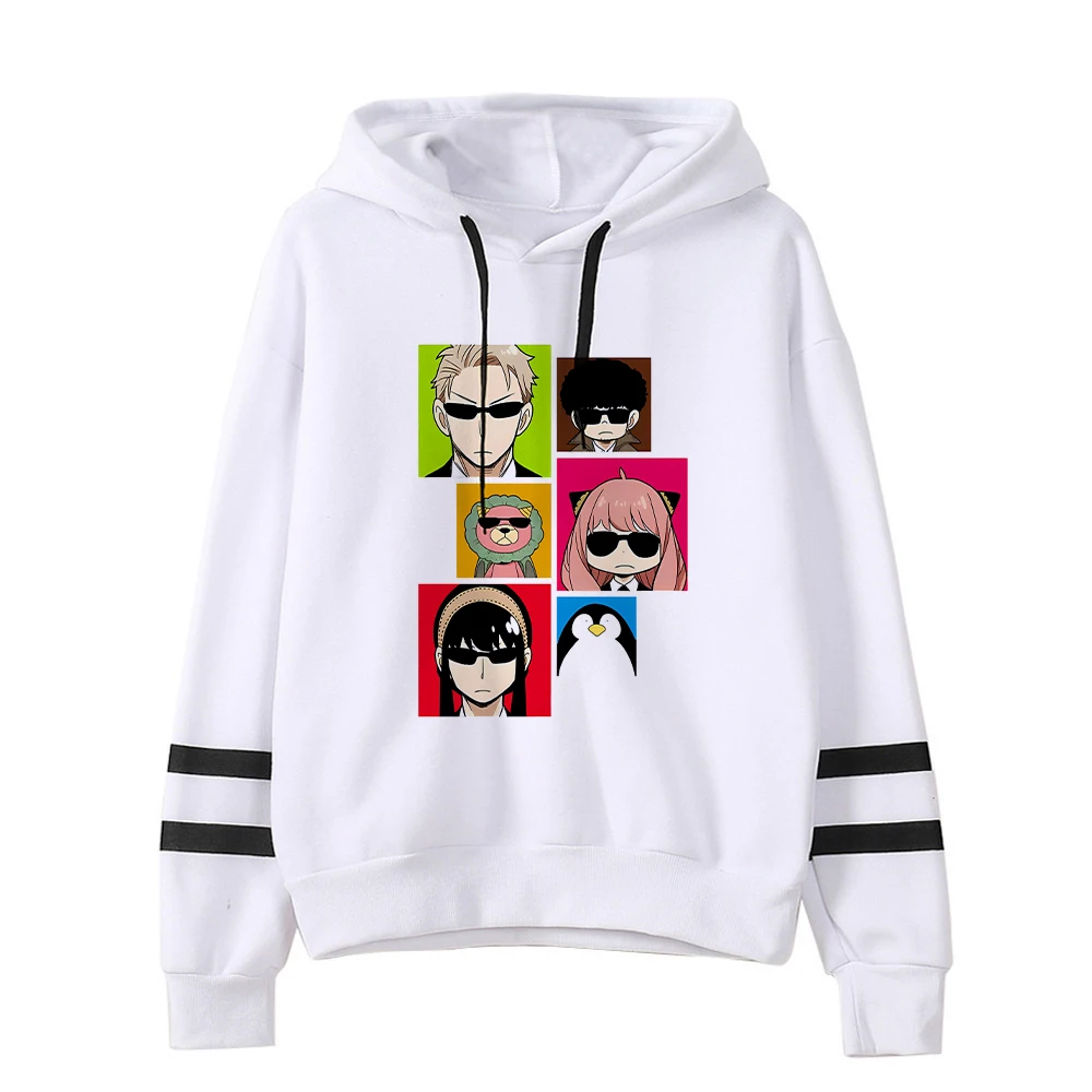 Anime Spy x Family Hoodie Frau Japanische Y2k Harajuku Kapuzenpullover Anya Forger Cartoon Grafik Hoodies Winter Pullover Top – Detail 16