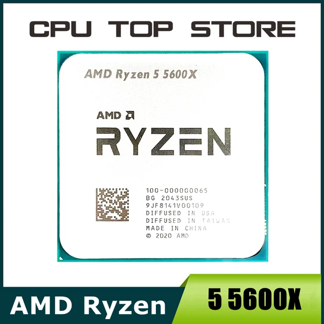 AMD Ryzen 5 5600 R5 5600 3.5GHz 6-Core 12-Thread CPU Processor 7NM L3=32M  100-000000927 Socket AM4 New and without cooler - AliExpress