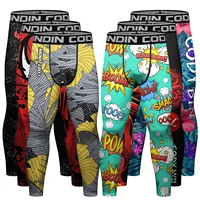 Hot Sale Cody Lundin Printed Flower Fitness BJJ Jiu Jitsu Trousers Anti-UV Male Sublimation Exercise Jogging Running Leggings 1