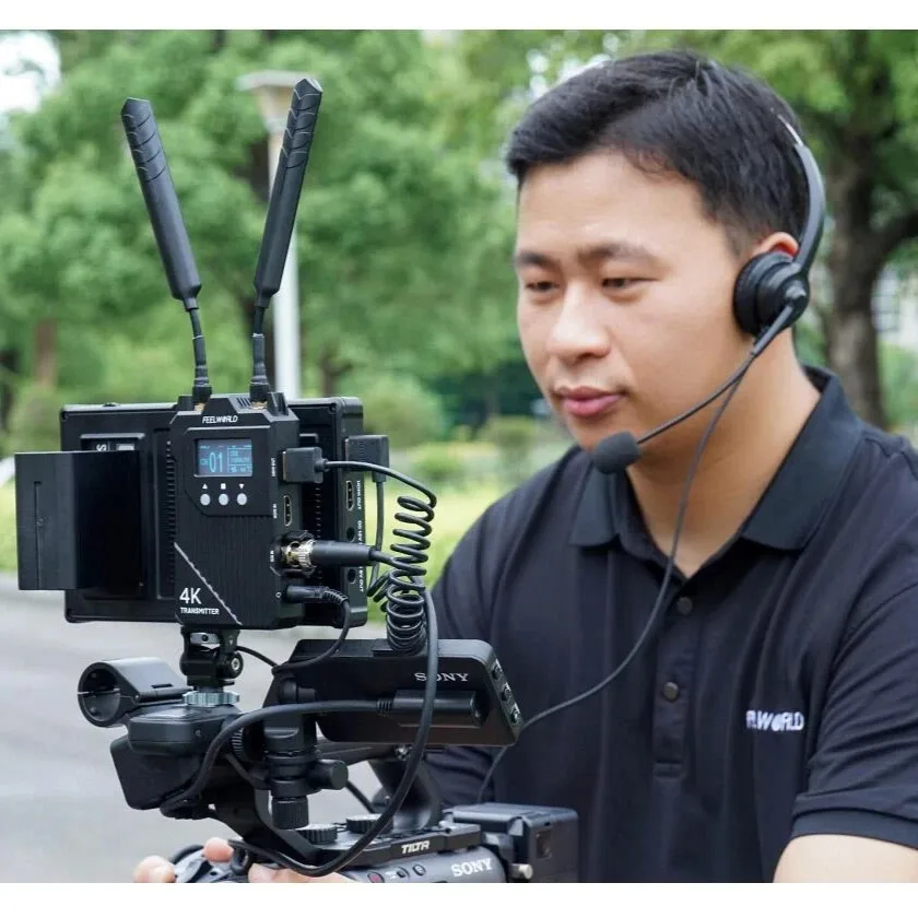 FEELWORLD WT1S 4K ワイヤレスビデオトランスミッター デュプレックス