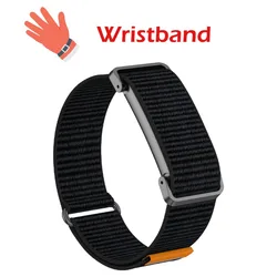 Deluxe Nylon & Metal Sport Wristband Combo - Breathable, Soft Replacement Strap - Google Fitbit Air (Wristband)