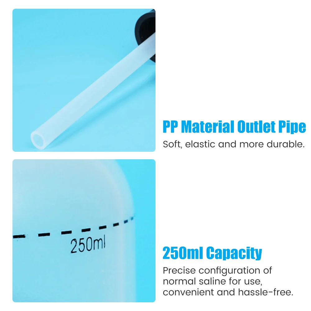 Nose wash cleaner 250ML Nasal Wash Bottle Nose Cleaner Irrigator Adult Children Nasal Cavity And Wash Bottle Physiological Saline Rhinitis