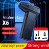 X6 Mini Turbo Jet Fan 53M/S Portable Turbo Fan 140000RPM Jet Turbo Blower Brushless Motor Handheld Duct Fan Cleaning Tool Type-C 2