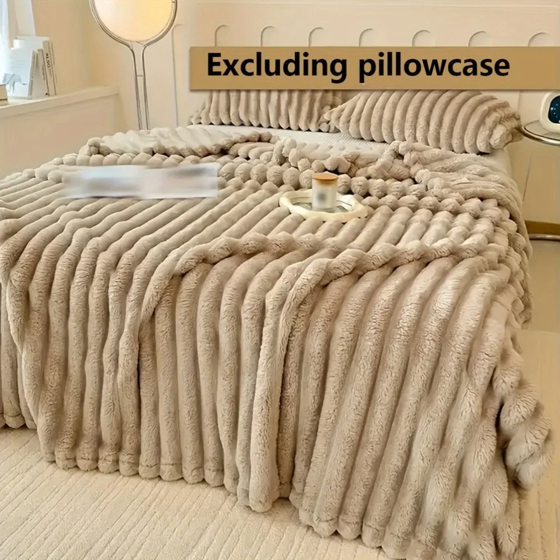 Double Sided Soft Shawl Blanket - Thick Warm Cover Blanket, Air Conditioning Blanket, Office Nap Blanket