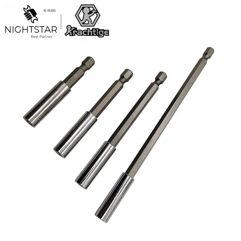 Lot De 8 Porte-embouts Magnétiques 1/4'' En Acier Inoxydable - Changement Rapide Pour Visseuse, Perceuse