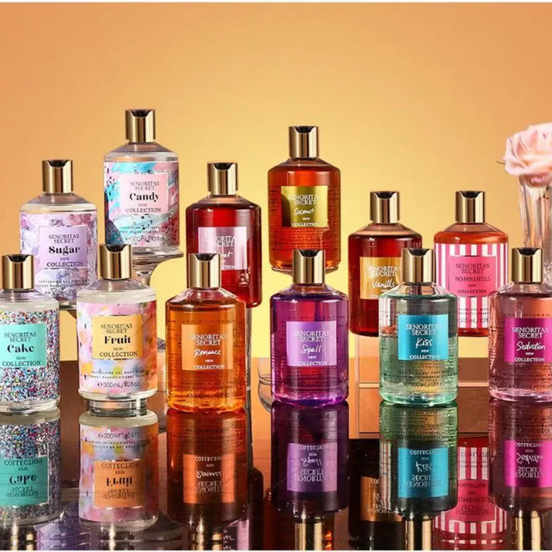 Victoria scented shower gel lasting fragrance aroma love's secret language moisturizing oil control deep cleansing
