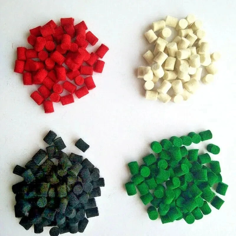 Kit De Piezas De Herramientas De Reparaciion De Saxofon, Fieltro De Lana Cilitndrico, 4 Colores, Envcambido, 200 Unidades