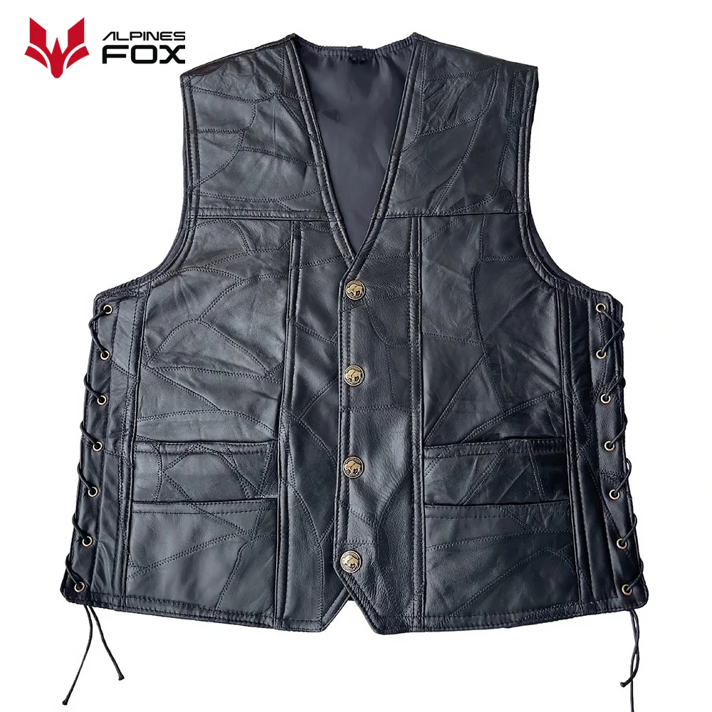 【Kotesu出品】 RIDERS LEATHER VEST JACKET Diamond_Cut_Vest_grande.jpg?v=