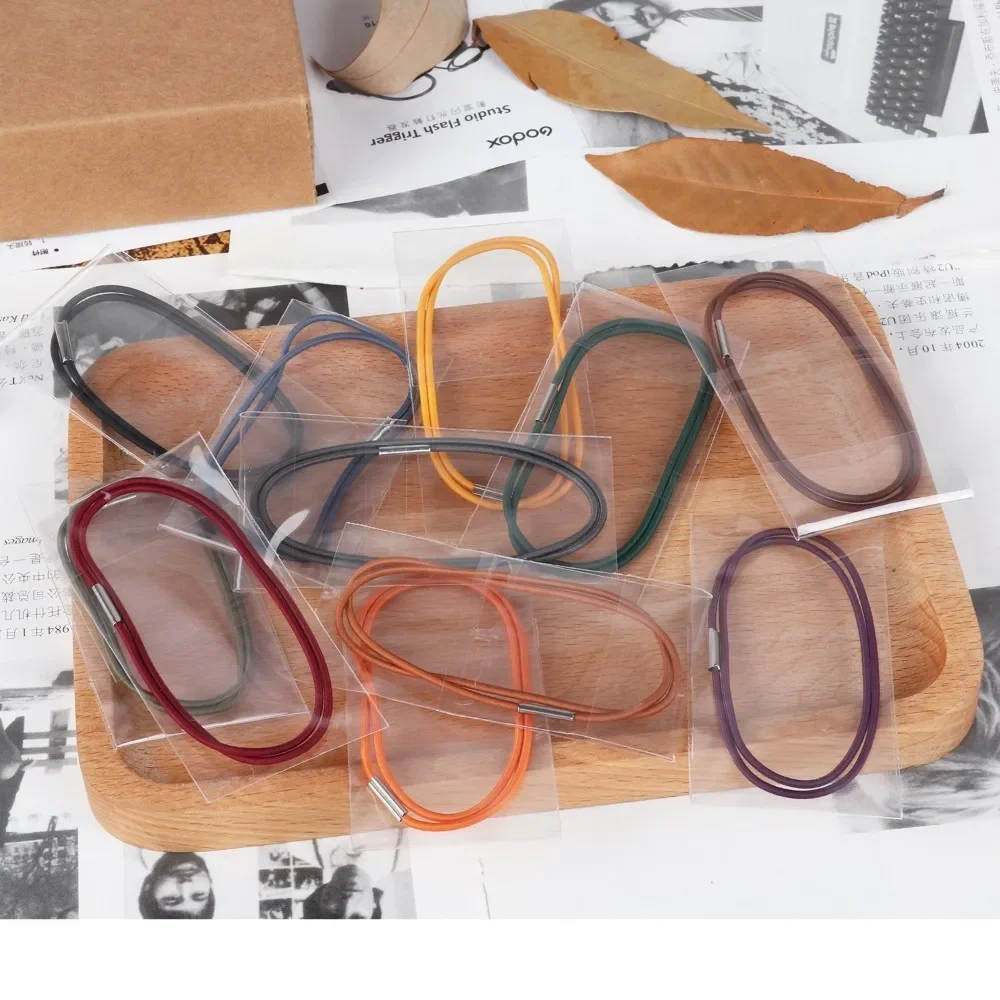 10 Pieces a Set Spare Rubber Band Leather Notebook Accessory for Travelers Notebook Repair Elastic String Bungee Cord 4