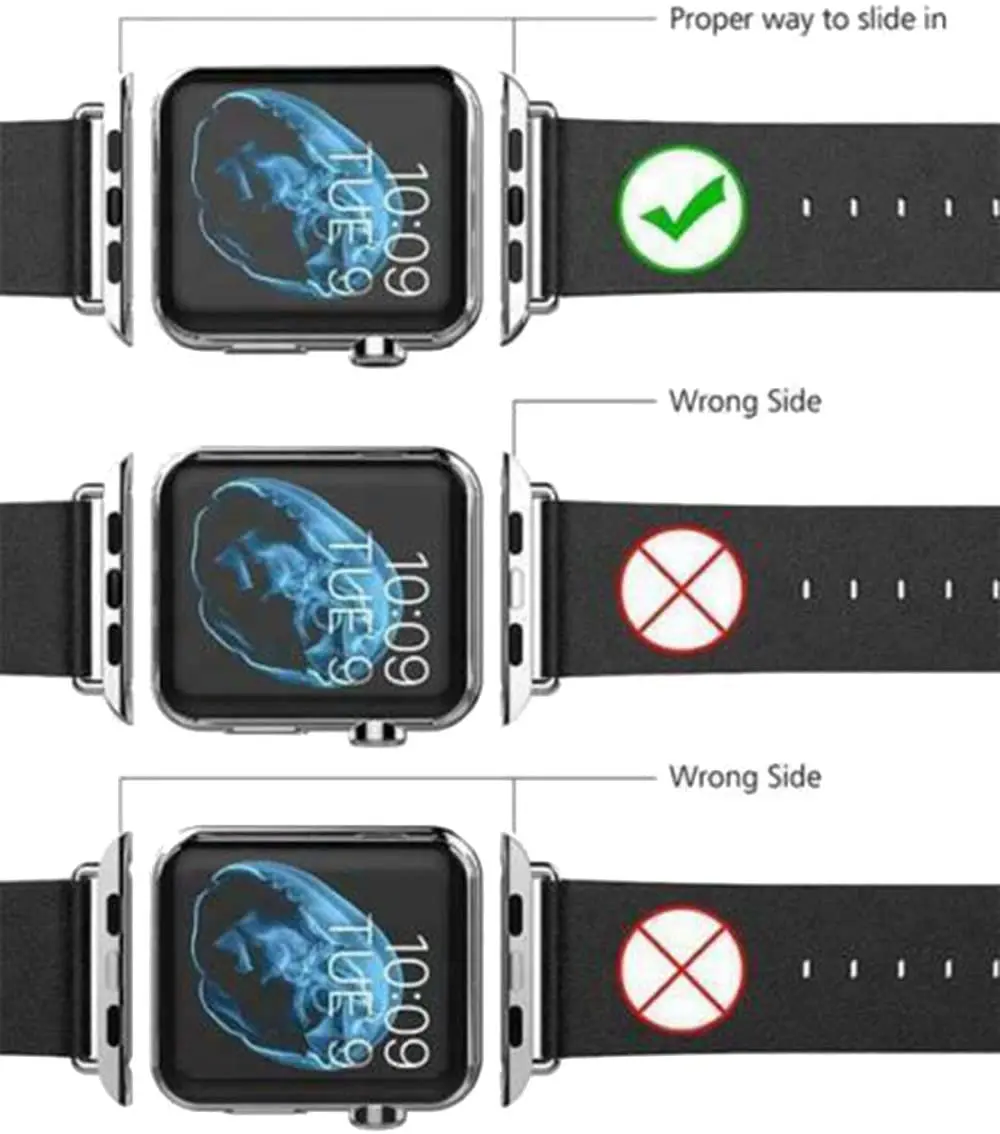 Premium Stainless Steel Adapter Connector for Apple Watch Accessories