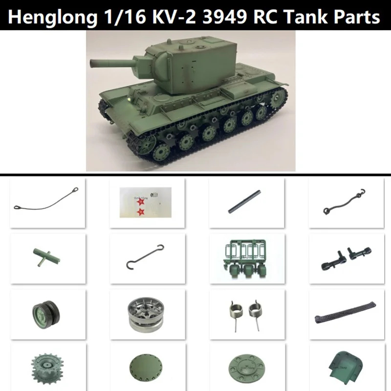 Henglong 3949 RC Tank 1/16 KV2 Idler Wheel Plastic Track Rock Arm