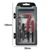 15pcs/set Helicoil Thread Repair Kit M10x1.0/1.25/1.5 w/10 Wire Thread Inserts for Vehicle Maintenance Tire Repair Tools 5