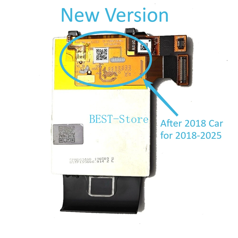 오리지널 터치 LCD 스크린 GPM1634A2 GPM1634A0 FM1634A01-G BMW 520d 520i g30 x3 X5 5/7 시리즈 I8 차량용 자동차 키 수리 부품