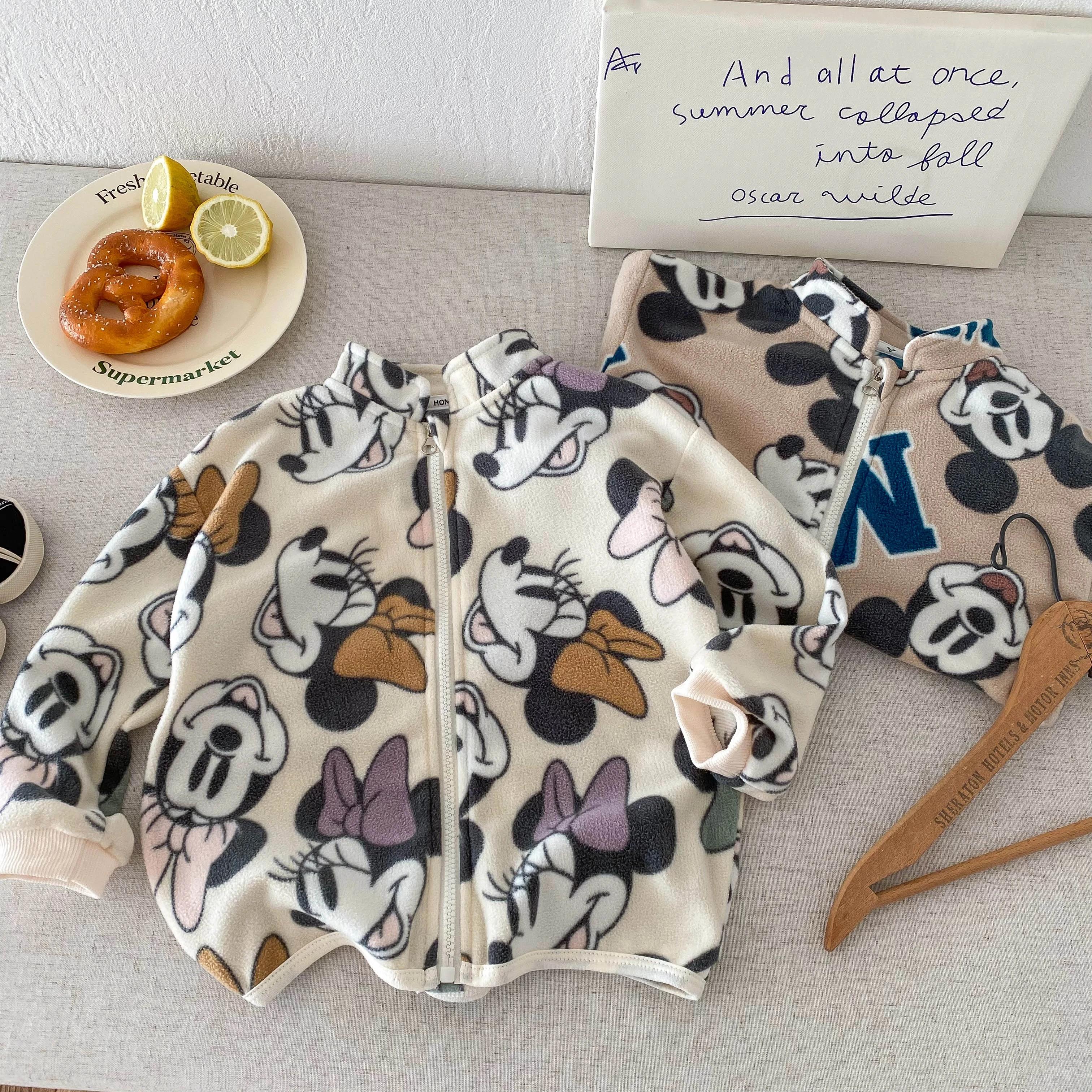 Mickey Print Kids Casual Jacket 3