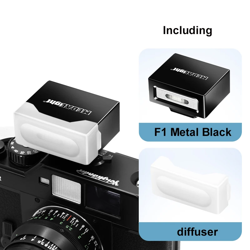 Medalight F1/F2 Camera Flash Speedlite with diffuser for Fuji/Sony/Nikon/Canon,Digital Film DSLR Cameras,hot Shoe Flashlight