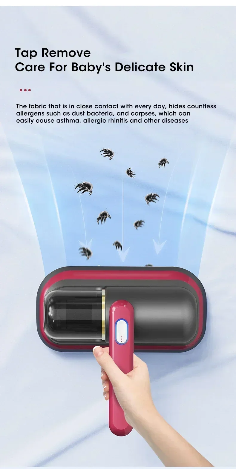 UV-C Sterilization and High Suction Technology