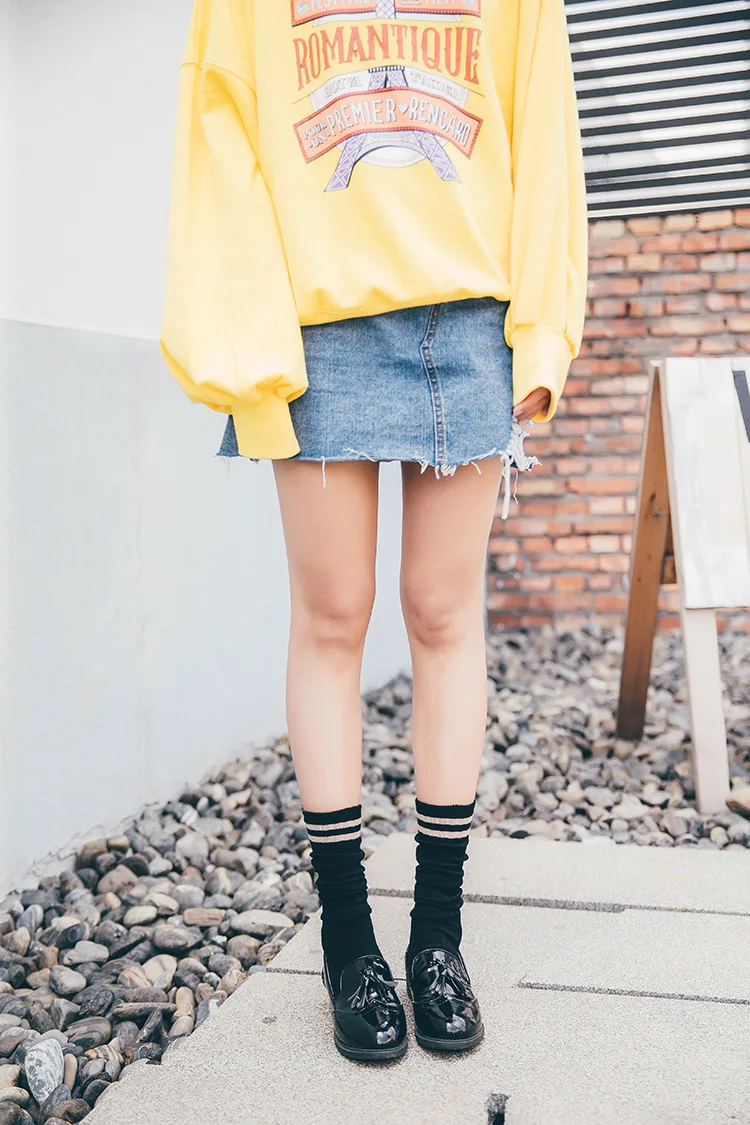 Internet celebrity tide color thin pile socks,fashionable candy color autumn and winter speckled socks collegiate stylestockings