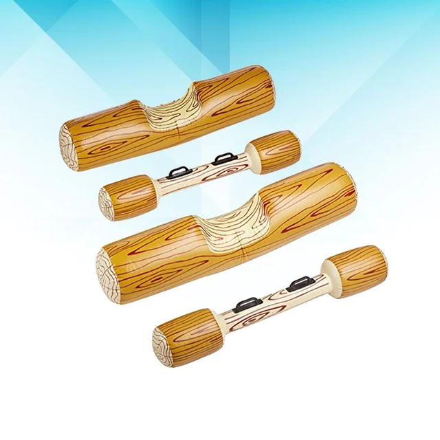 4pcs Children Water Joust Tree Log Pool Float Game Set Floating Water Toys Float Toys Pool Toys ( Mixed Color ) 4