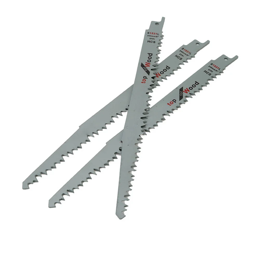 5PCS 240mm Reciprocating Saw Blades Saber Saw Handsaw Multi Saw Blade Replacement  For Metal Or Wood Fast Cutting Hand Tool 5