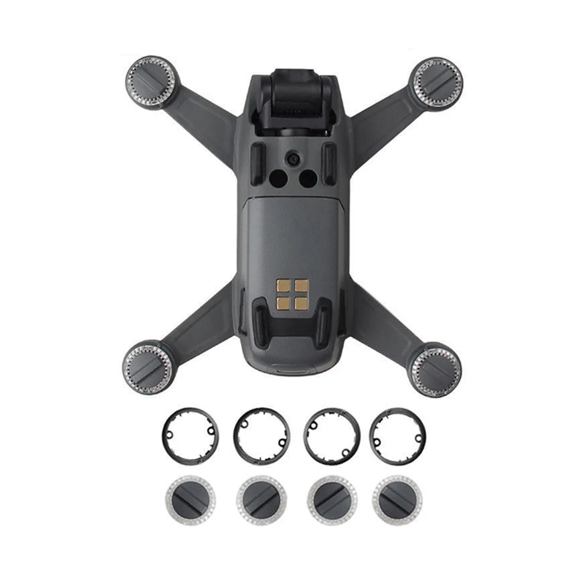 For DJI Spark Part-LED Shade Lights Lamp Cover & Lamp Cover Plate/Base Protection Component Replacement