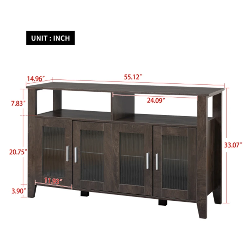 DrawerDresser cabinet,barcabinet,BuffetSideboard,StorageCabinet,Buffet Server Console Tablestorge,changhong glass door,Gery