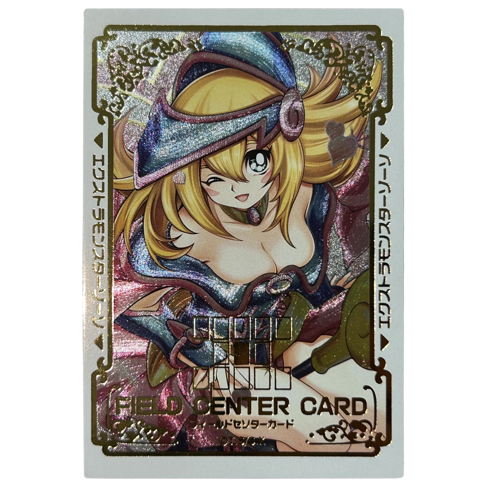 

Ю-Ги-о! Темная волшебная девушка грубая флеш-карта ACG одна карта Классическая игра Аниме коллекционные карты «сделай сам» Подарочные игрушки