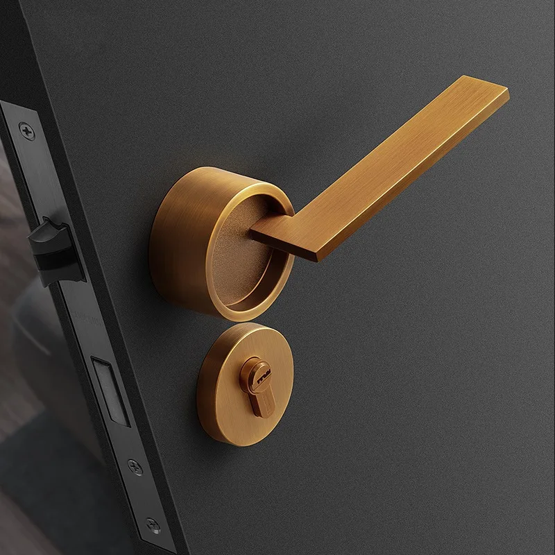 Bedroom Door Locks Indoor Silent Mechanical Wooden Door Locks Modern