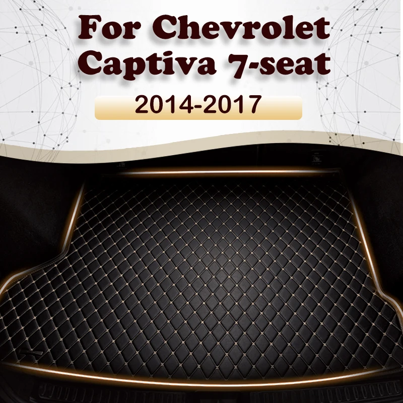 

Коврик для багажника автомобиля для Chevrolet Captiva, 7-местный внедорожник 2014, 2015, 2016, 2017, пользовательские автомобильные аксессуары, украшение интерьера автомобиля