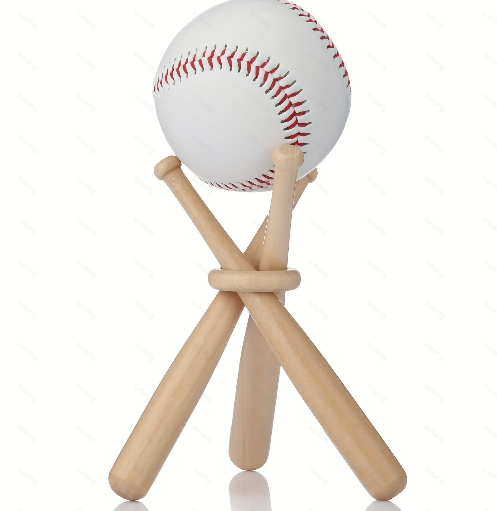best-selling factory spot wooden crafts baseball bat toys Mini baseball bat display stand