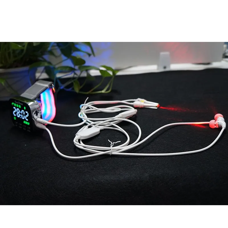 Semiconductor Lower Blood Pressure Blood Sugar Blood Fat Rhinitis Protect Heart 650nm Light Wave Laser Physiotherapy Health Care 620nm 810nm led physiotherapy red infrared laser safety glasses 650nm 808n protective goggles for 808nm 650nm semiconductor