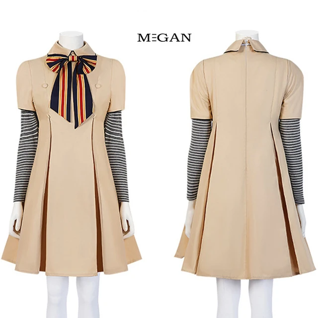 Megan Puppet Cosplay Chic Dress Costume For Carnival Cosplay