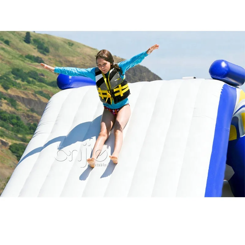 Water Slide Amusement Park Inflatable Floating Swimming Pools Inflatable slip and Slide Sea Tube