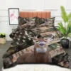 Wild Deer Comforter Sets for Kids Teens, American Flag Camo Bedding Sets Full Size Comforter Sets with 1 Comforter 2 Pillowcase 1