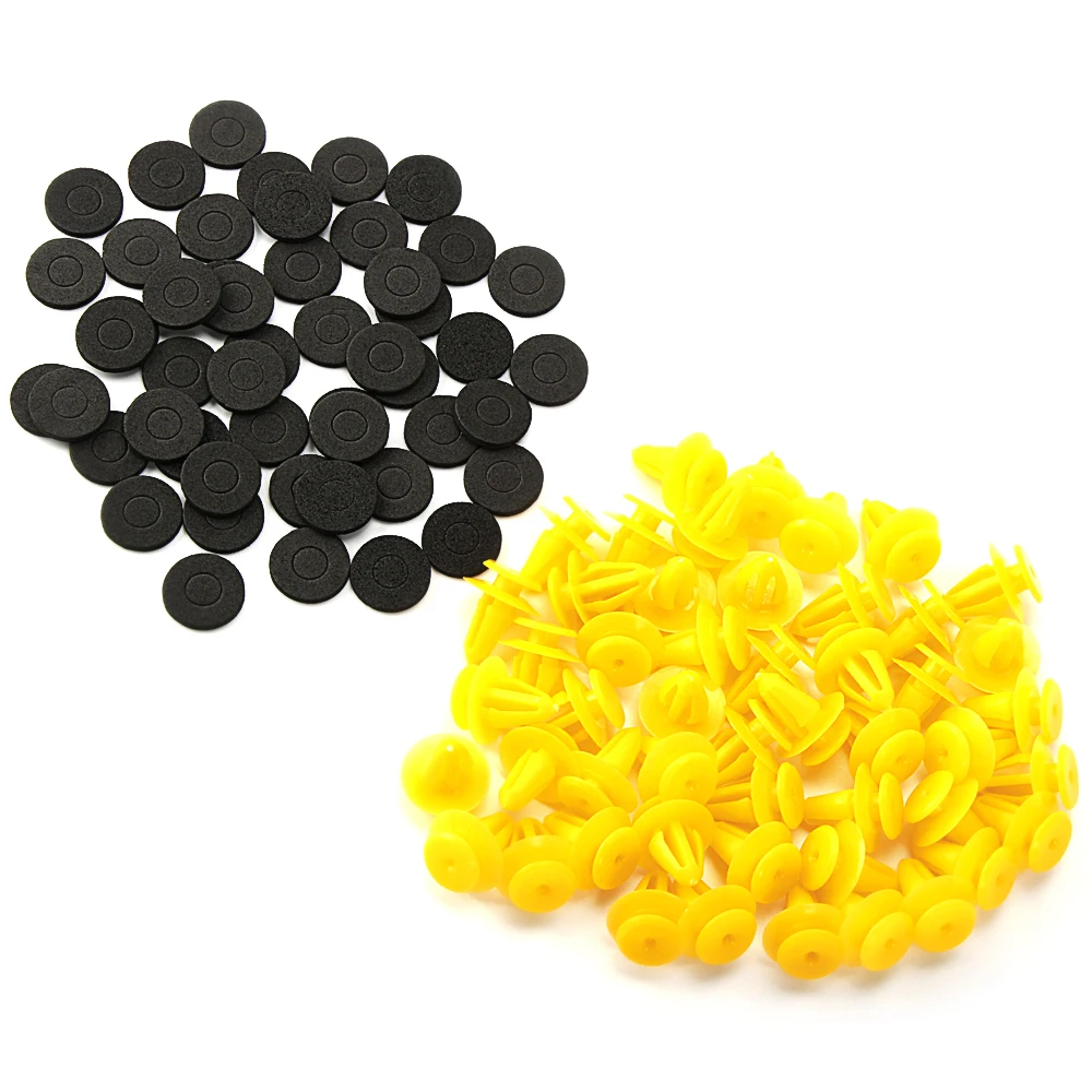 50PCS Auto Door Panel Clips Fixing Fastener for Nissan Nismo Juke Tiida Teana GTR 350Z 370Z ECT Qashqai