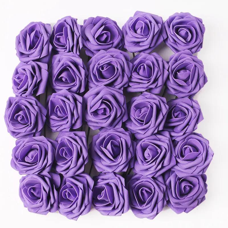 10/25 Stück Rosen-Kunstblumenköpfe, künstliche Blumen, Blumenstrauß, Hochzeit, Hochzeit, Dekoration für Heimdekoration, Girlande, Bastelzubehör – Detail 26