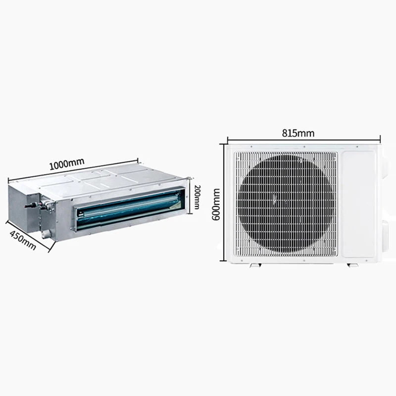 VRF System Commercial Multi Zone Split Air Conditioners Commercial Duct Central Air Conditioning 4