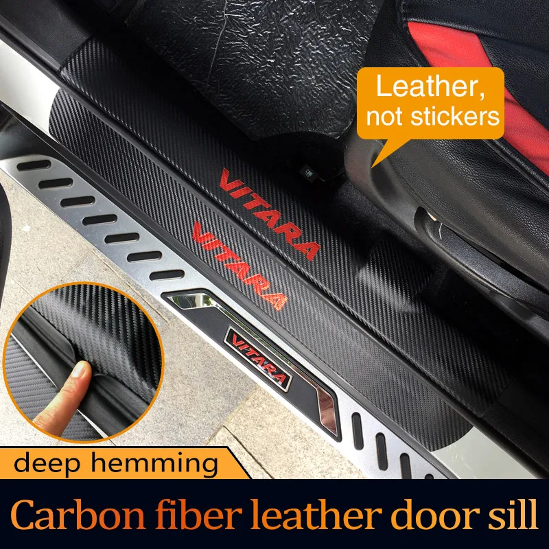 Цельная Автомобильная наклейка из углеродного волокна автомобильная полоса для